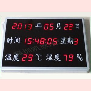 人民檢察院審訊室監控改造采用凱欣順審訊溫濕度顯示儀